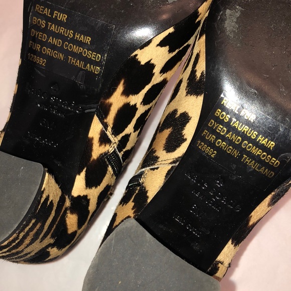 Kate Spade “Holly” Genuine Calf Hair Block Heel Booties, Size 6. Retail $358. - Picture 12 of 16